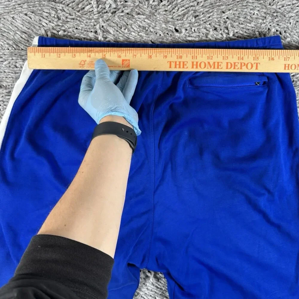 Polo Ralph Lauren Performance Joggers Mens Large Blue Zip Pockets Activewear Gym